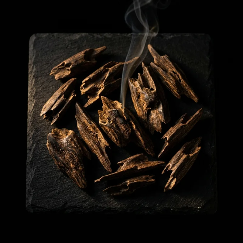 Kalimantan Oud Chips AAA - raw dark agarwood chips